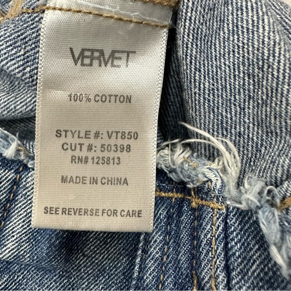 Vervet Size XS Distressed Jean Jacket - Picture 9 of 11